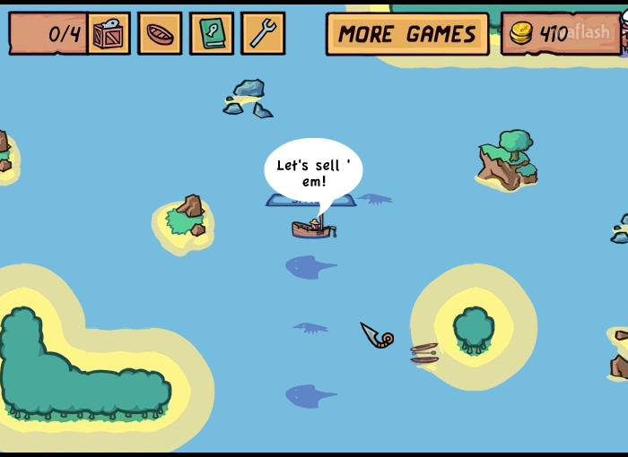 Fishy Waters - 아빠 구출 낚시게임 게임 화면 2