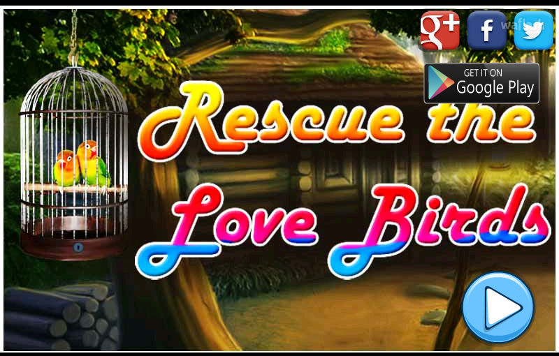 러브버드 구출 (Mirchi Escape Rescue The Love Birds) 게임 화면 1