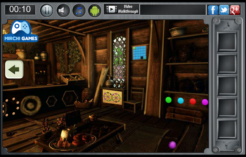 숲속 나무집 탈출 (Mirchi Escape - Forest Wooden House Escape) 게임 화면 2