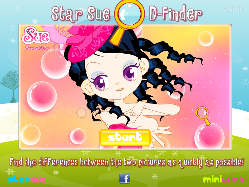 스타 슈 틀린그림찾기 (Star Sue D-Finder) 게임 화면 1