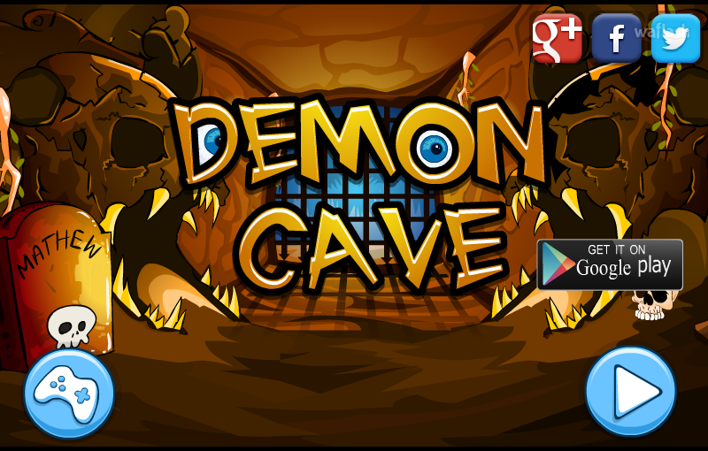 데몬 케이브 이스케이프 (Mirchi Escape - Demon Cave) 게임 화면 1