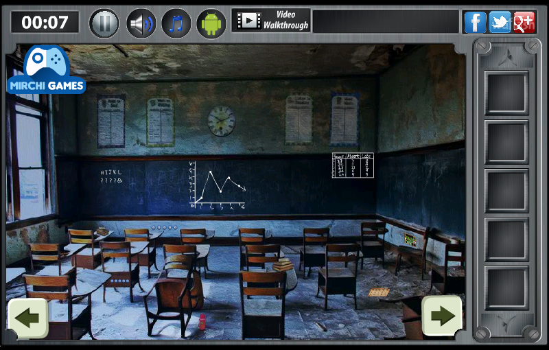 버려진 학교 탈출 (Mirchi Escape Abandoned School Escape) 게임 화면 2