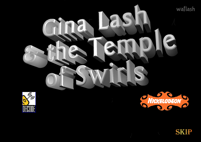 지나 래쉬 &amp; 더 템플 오브 스월스 (Gina Lash &amp; the Temple of Swirls) 게임 화면 1