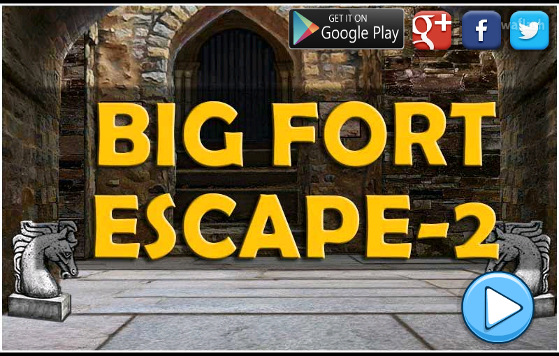빅 포트 이스케이프 2 (Mirchi Big Fort Escape 2) 게임 화면 1