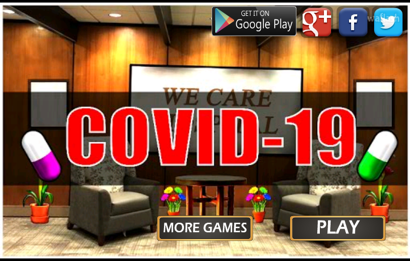 코비드-19 (Mirchi Escape COVID-19) 게임 화면 1
