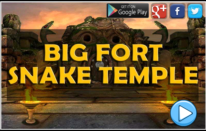 빅 포트 스네이크 템플 (Mirchi Big Fort Snake Temple) 게임 화면 1