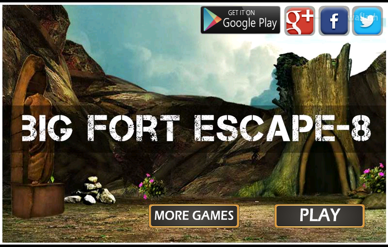 빅 포트 이스케이프 8 (Mirchi Big Fort Escape 8) 게임 화면 1