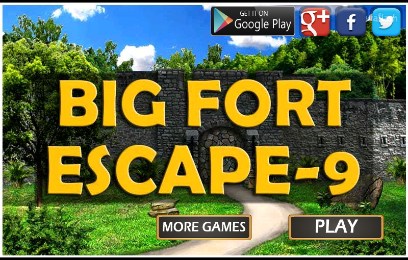 빅 포트 이스케이프 9 (Mirchi Big Fort Escape 9) 게임 화면 1