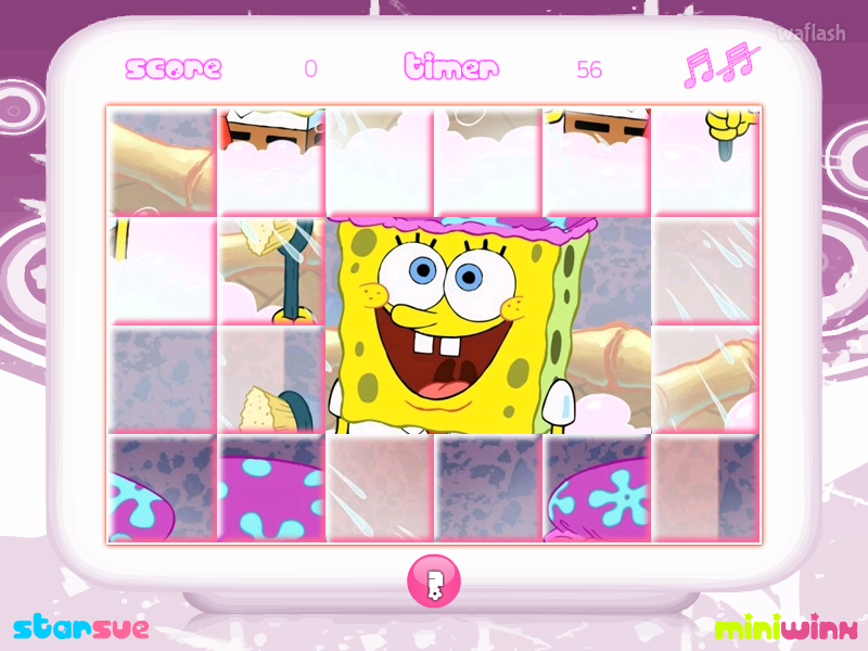 스폰지밥 믹스업 퍼즐 (SpongeBob Mix-Up) 게임 화면 2