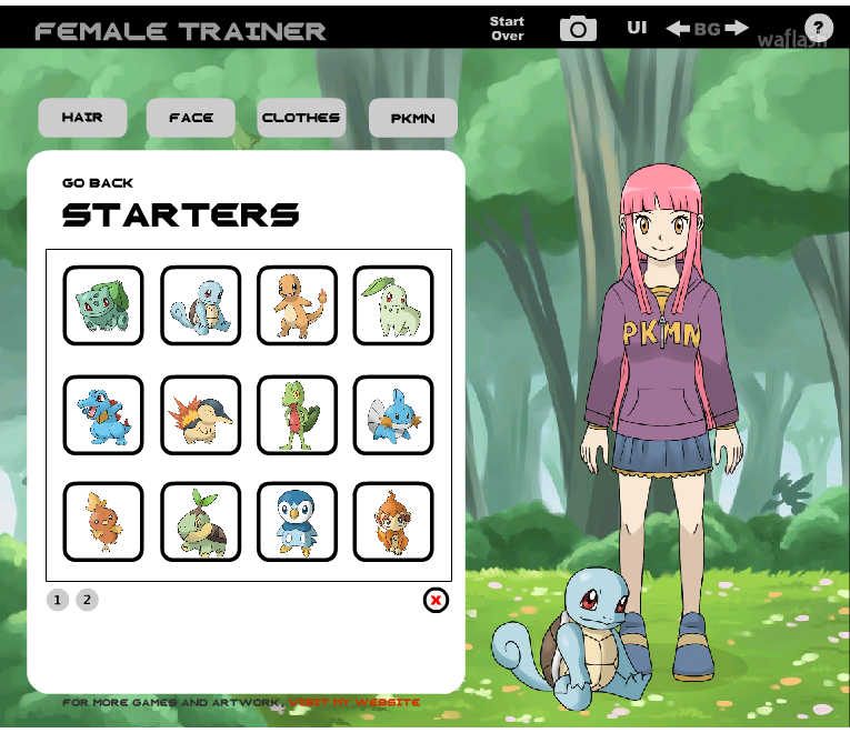 포켓몬 트레이너 크리에이터 (Pokemon Trainer Creator) 게임 화면 2