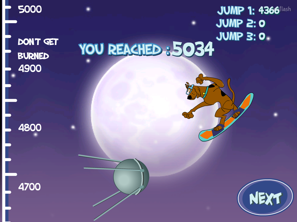 스쿠비두 빅 에어  스노우 스노우 (Scooby Doo Big Air Snow Snow) 게임 화면 2