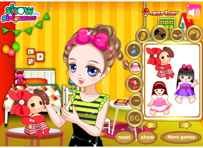 드레스 돌즈 헤어 (Dress Doll's Hair) 게임 화면 2
