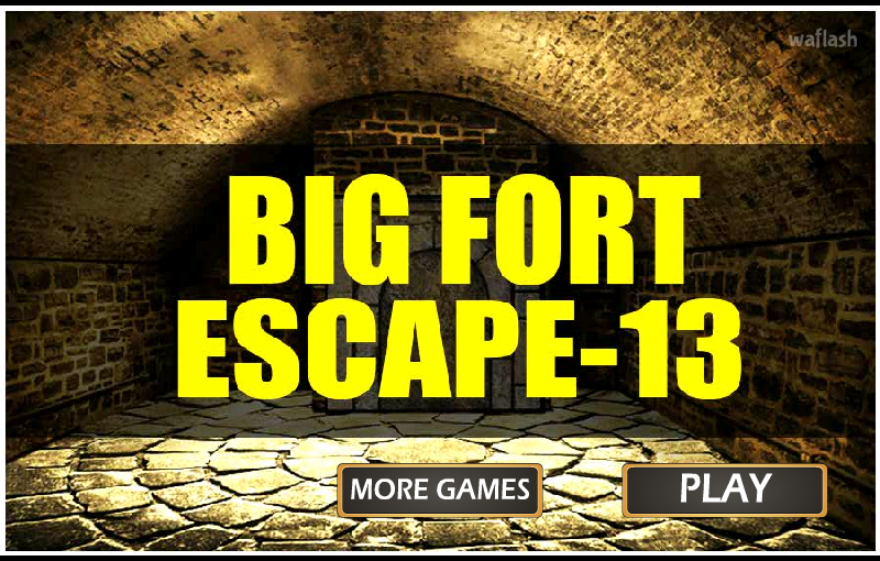 빅 포트 이스케이프 13 (Mirchi Big Fort Escape 13) 게임 화면 1