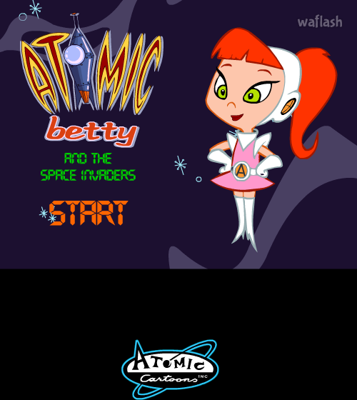 아토믹 베티 (Atomic Betty and The Space Invaders) 게임 화면 1