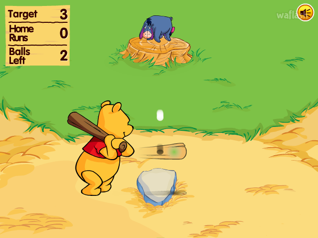 위니 더 푸의 홈런 더비 - Winnie the Pooh's Home Run Derby! 게임 화면 2