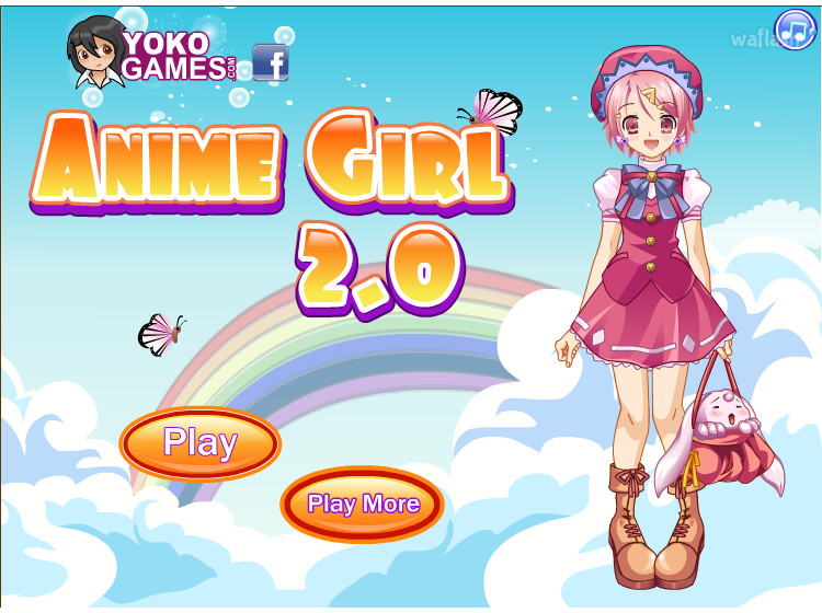 아니메 걸 2.0 (Anime Girl 2.0) 게임 화면 1