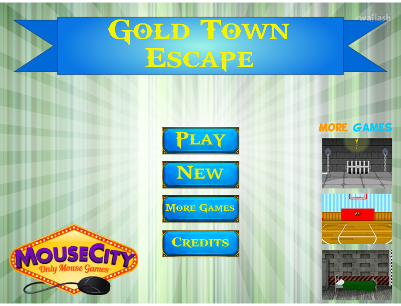 골드 타운 이스케이프 (Gold Town Escape) 게임 화면 1