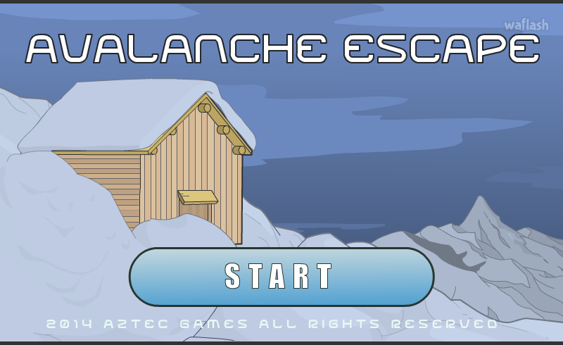 눈사태 탈출 (Avalanche Escape) 게임 화면 1