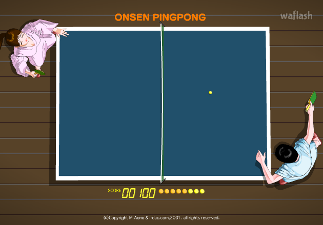 탁구게임 - 온센 핑퐁 (Onsen Pingpong) 게임 화면 2