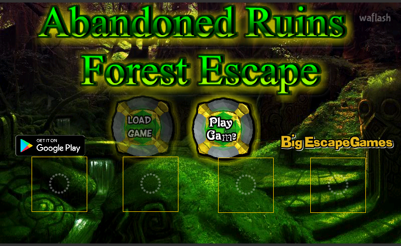 어밴던드 룬스 포레스트 이스케이프 (BEG Abandoned Ruins Forest Escape) 게임 화면 1