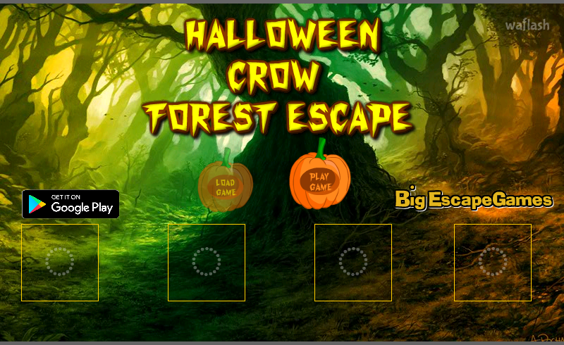 할로윈 까마귀숲 탈출 (BEG Halloween Crow Forest Escape) 게임 화면 1