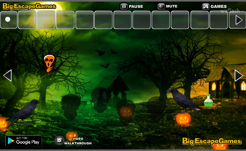 할로윈 까마귀숲 탈출 (BEG Halloween Crow Forest Escape) 게임 화면 2