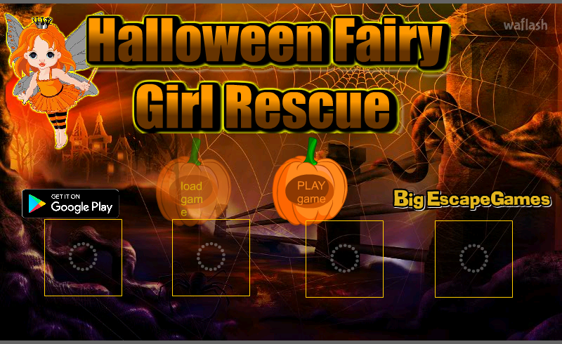 할로윈 요정 구출 (BEG Halloween Fairy Girl Rescue) 게임 화면 1