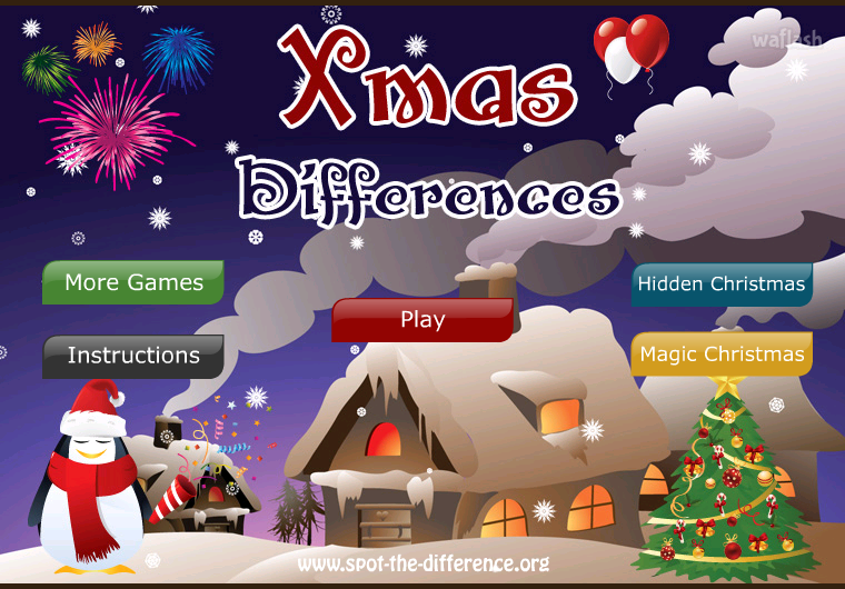 틀린그림찾기 - Xmas Differences 게임 화면 1