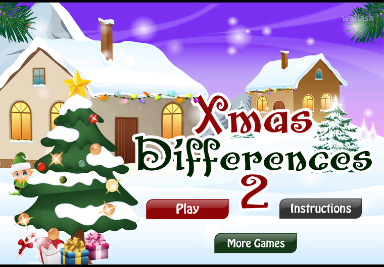 틀린그림찾기 - Xmas Differences 게임 화면 1