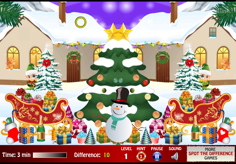 틀린그림찾기 - Xmas Differences 게임 화면 2