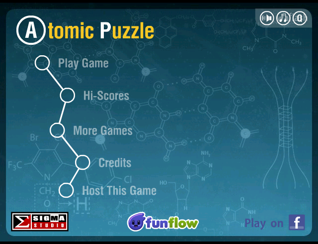 아토믹 퍼즐 (Atomic Puzzle) 게임 화면 1