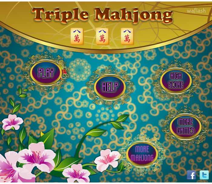 트리플 마작 (Triple Mahjong) 게임 화면 1