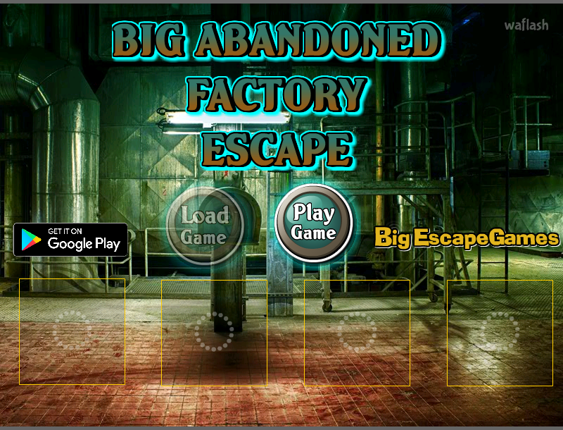 버려진 공장 탈출 (BEG Big Abandoned Factory Escape) 게임 화면 1