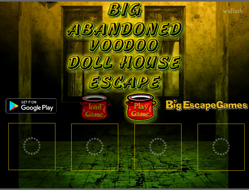 빅 어밴던드 부두 돌 하우스 이스케이프 (BEG Big Abandoned Voodoo Doll House Escape) 게임 화면 1