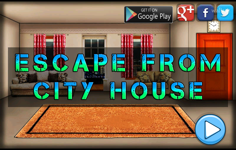 이스케이프 프롬 시티 하우스 (Mirchi Escape From City House) 게임 화면 1