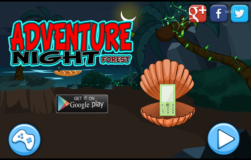 어드벤처 나이트 포레스트 (Mirchi Escape Adventure Night Forest) 게임 화면 1