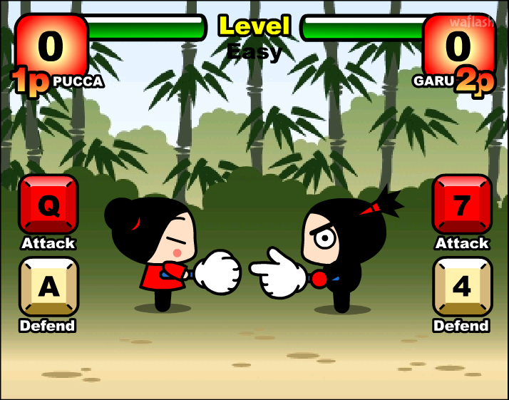 뿌까게임 묵찌빠 (Pucca - Rock paper scissors game) 게임 화면 1