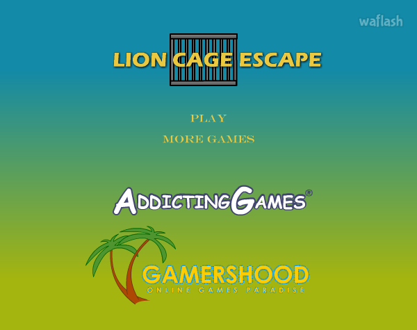 사자 우리 탈출 (Lion Cage Escape) 게임 화면 1