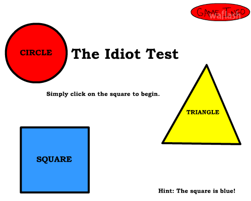 바보 테스트 - The Idiot Test 게임 화면 1