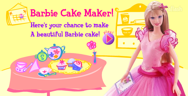 바비 케이크 메이커 (Barbie Cake Maker!) 게임 화면 1
