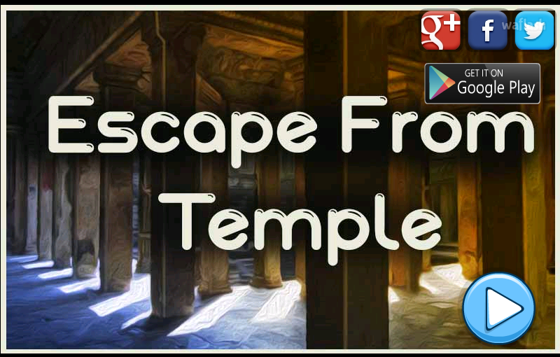 사원 탈출 (Mirchi Escape From Temple) 게임 화면 1