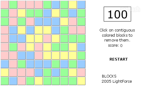 Blocks 게임 화면 1