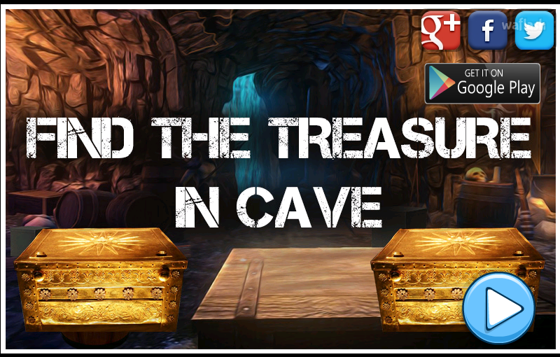 동굴 보물 찾기 (Mirchi Escape - Find The Treasure In Cave) 게임 화면 1