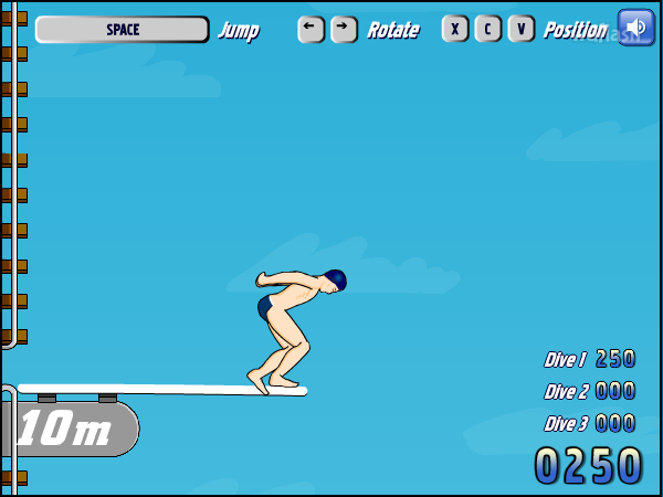 하이 다이브 히어로 (High Dive Hero) 게임 화면 2
