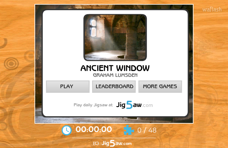직소퍼즐 - Ancient Window 게임 화면 1