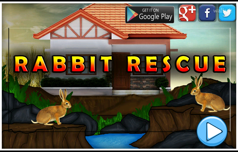 토끼 구출 (Mirchi Rabbit Rescue) 게임 화면 1