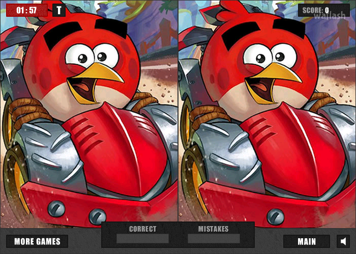 틀린그림찾기 - 앵그리 버드 카 디퍼런스 (Angry Birds Car Differences) 게임 화면 2