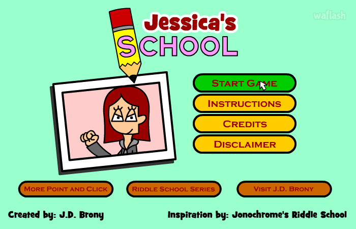 제시카의 학교 (Jessia's School) 게임 화면 1