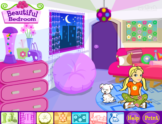 Beautiful Bedroom 게임 화면 1