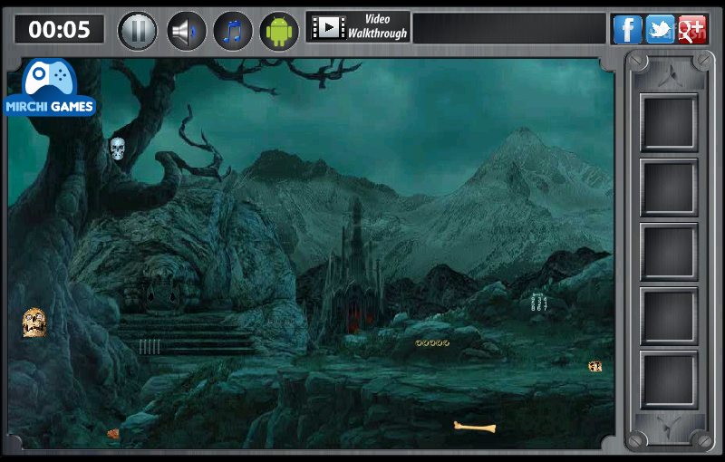더 다크 나이트 스컬 랜드 (Mirchi The Dark Night Skull Land 1) 게임 화면 2